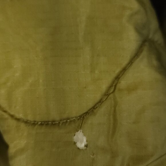 Vtg Military Cold Weather Field Coat Men's Med OG 107 Distressed Destroyed 80s - Picture 14 of 16